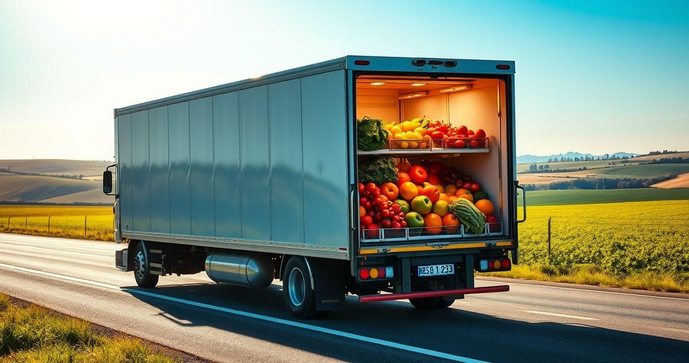 Ba&uacute; Refrigerado Truck &eacute; Ideal para o Transporte de Alimentos
