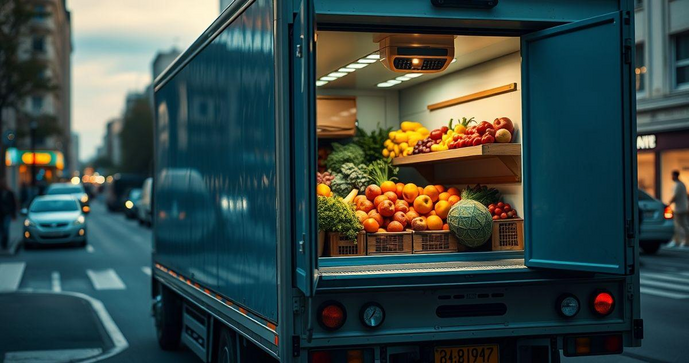 Carroceria Refrigerada &eacute; a Solu&ccedil;&atilde;o Ideal para Transporte de Alimentos Frescos